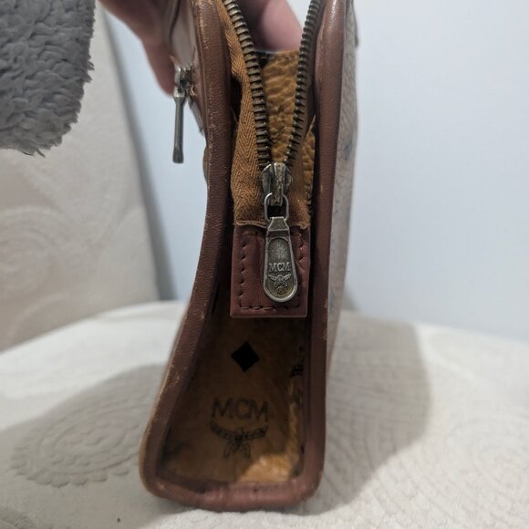 MCM 80s vintage Vicetos Logogram Clutch - Picture 4 of 10